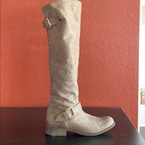 Steve Madden mushroom motorcycle boots